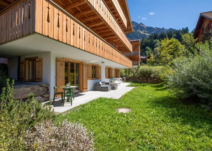 Panoramapark Soleil B Garden Apartman Wengen