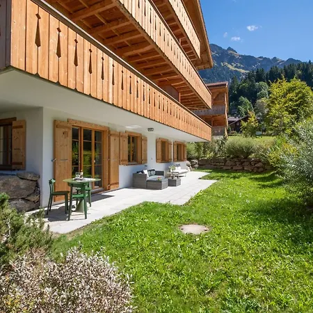 Panoramapark Soleil B Garden Apartment Wengen